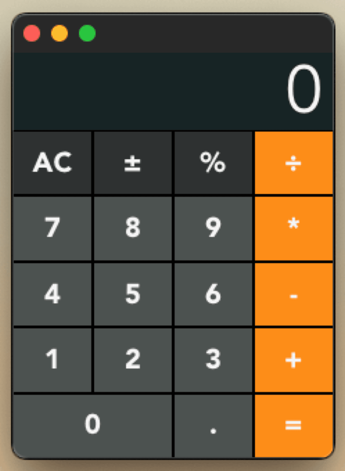 Recreating the Apple Calculator in Rust using Tauri, Yew and Tailwind